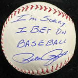 Pete Rose I’m Sorry I Bet On Baseball Signed Baseball JSA