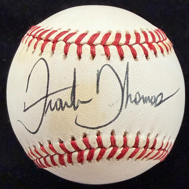 Frank Thomas Rookie Signature Signed Baseball JSA