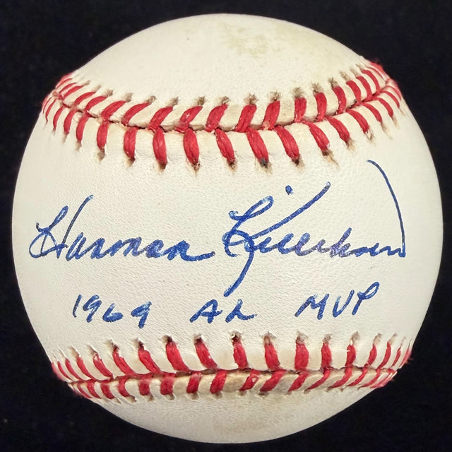 Harmon Killebrew 1969 AL MVP Signed Baseball JSA