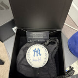 Aaron Judge Signed Yankees Team Stitch Logo Baseball MLB Holo Fanatics 