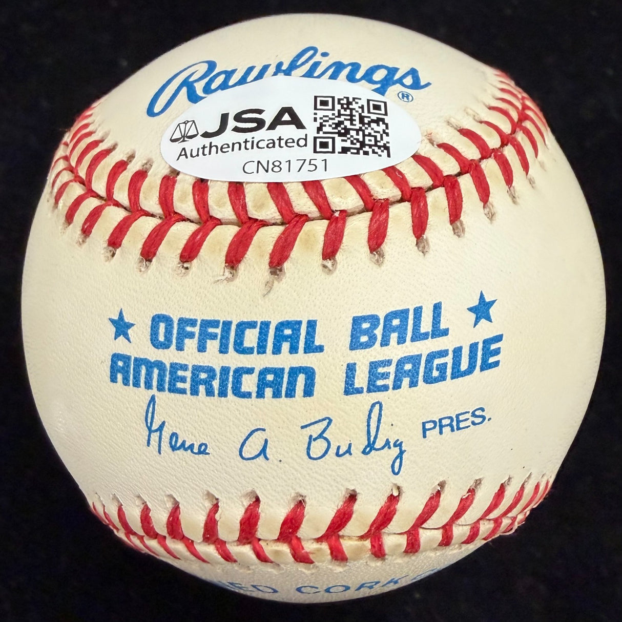 Nolan Ryan HOF 7/25/99 #34 Signed Baseball JSA
