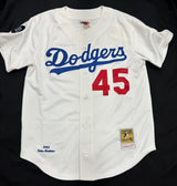 Pedro Martinez HOF 15 Signed Authentic Dodgers Mitchell & Ness Jersey Beckett