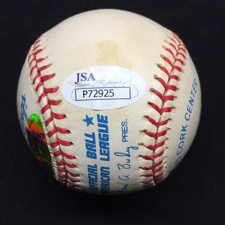 Reggie Jackson Reginald Martinez Jackson HOF 93 Signed Baseball JSA 