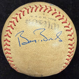 Babe Ruth Barry Bonds Aaron Pujols+ 700 HR Club Signed Baseball BAS JSA LOA