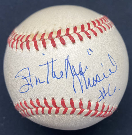 Stan The Man Musial #6 Signed Baseball JSA