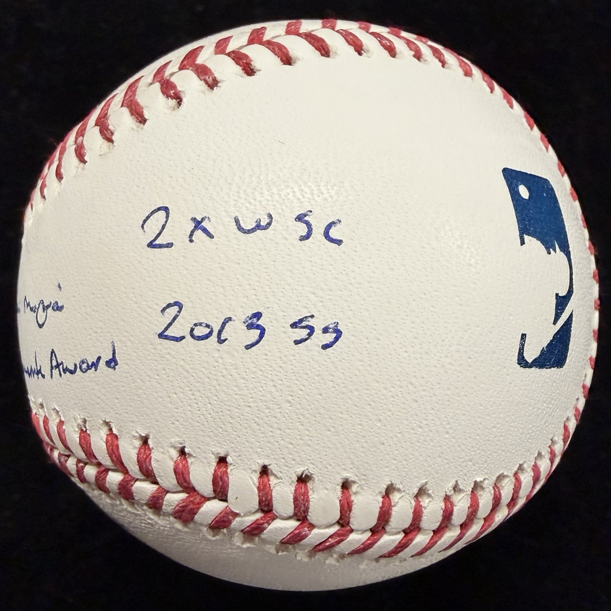 Yadier Molina Full Name Signed Stat Baseball Beckett Witness Holo