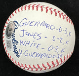 David Cone Joe Girardi Dual Signed Perfect Game Stat Baseball Beckett Witness 