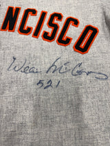 Willie McCovey 521 Signed Authentic Giants M&N Jersey JSA 