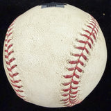 Derek Jeter Signed Game Used Yankee Stadium Final Season Logo Baseball MLB Holo