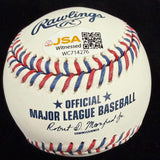 Alex Rodriguez 2003 AL MVP Signed Rangers Team Stitch Logo Baseball JSA Witness 