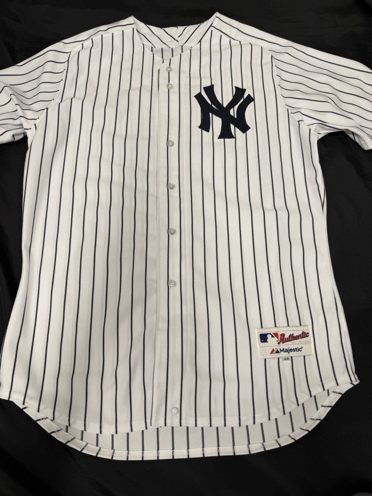 Joe Torre Signed Authentic Majestic Yankees Jersey MLB Holo Steiner