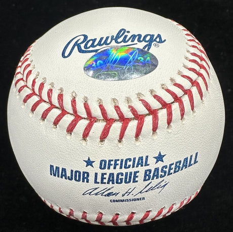 Nolan Ryan HOF 99 Signed Baseball Ryan Hologram 
