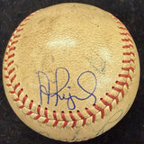 Babe Ruth Barry Bonds Aaron Pujols+ 700 HR Club Signed Baseball BAS JSA LOA