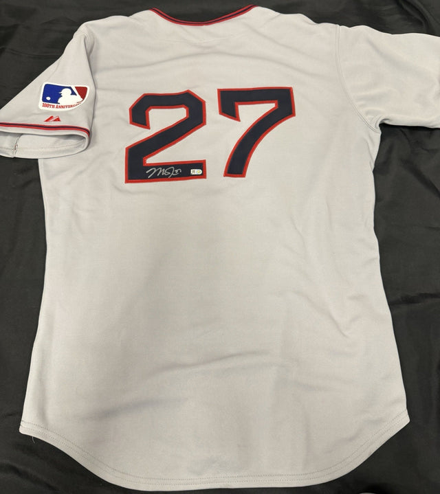 Mike Trout Signed Authentic Angels Throwback TBTC Jersey MLB Holo