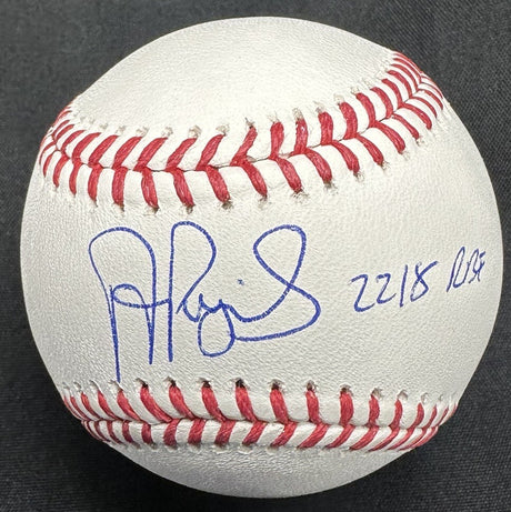 Albert Pujols 2218 RBI Signed Baseball Beckett Witness Hologram 