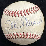 Stan Musial Signed Warren Giles ONL Baseball JSA