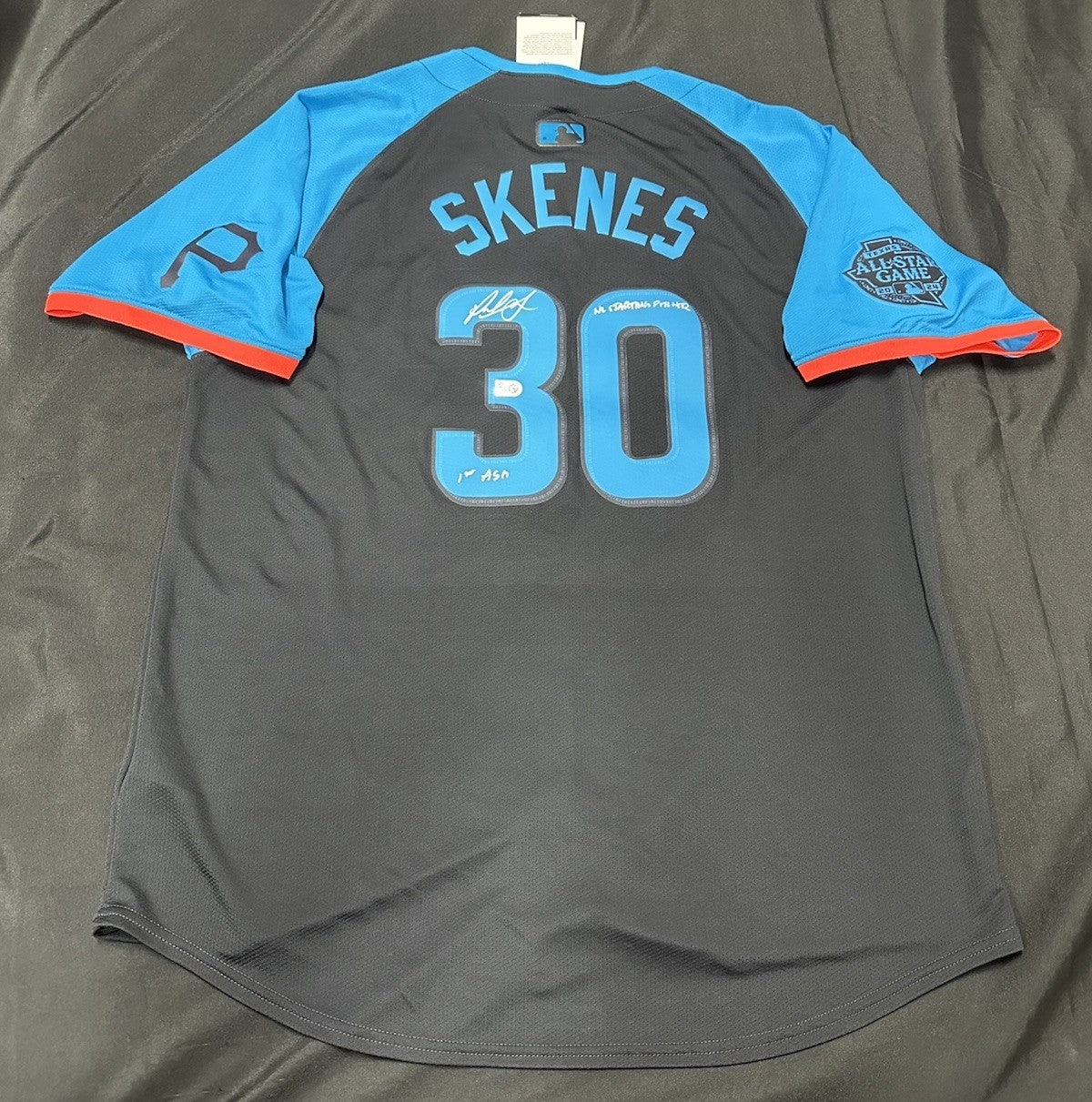 Paul Skenes 1st ASG NL SP Signed Authentic 2024 All Star Game Jersey MLB Holo