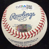 Gaylord Perry 72 AL 78 NL Signed Cy Young Logo Baseball JSA