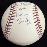 Carl Crawford 09 ASG MVP Signed 2009 All Star Game Logo Stat Baseball JSA 2