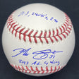 Max Scherzer 2013 AL Cy Young Signed Stat Baseball MLB Holo