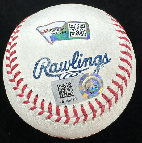Nolan Ryan HOF 99 Signed Hall Of Fame Logo Baseball MLB Holo Fanatics