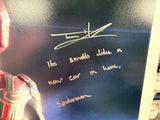 Tom Holland Signed Avengers: Infinity War Spider-Man 16x20 Photo SWAU Quote + CN