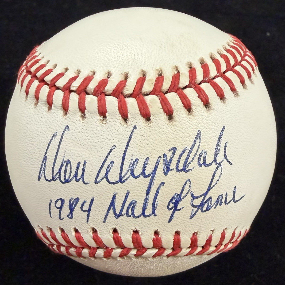 Don Drysdale 1984 Hall Of Fame Signed Baseball PSA/DNA LOA