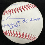 Kevin Costner Crash Davis Bull Durham Quote Signed Baseball SWAU Holo
