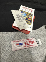 Johnny Bench HOF 89 Signed Authentic Reds Mitchell Ness Jersey Beckett