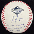 Freddie Freeman 2025 World Series Walk Off HR Signed Logo Baseball MLB Holo