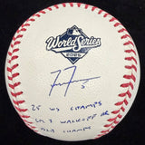 Freddie Freeman 2025 World Series Walk Off HR Signed Logo Baseball MLB Holo