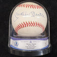 Mickey Mantle Signed Baseball Beckett Encapsulated Graded 9