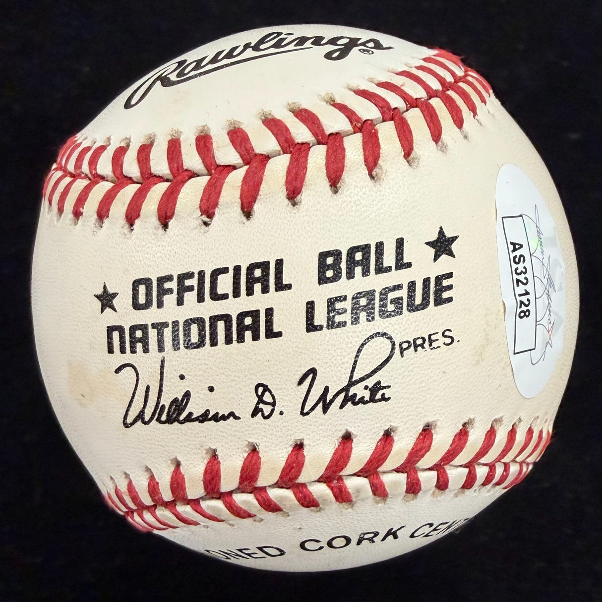 Jim Bunning HOF 96 6/21/64 Perfect Game vs Mets Signed Baseball JSA