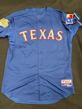 Josh Hamilton 10 AL MVP Signed Texas Rangers Authentic Blue Road Stat Jersey BAS