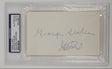 George Sisler Ichiro Suzuki Dual Signed Index Card PSA Encapsulated Slabbed