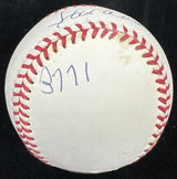 Hank Aaron 3771 (Hits) Signed Baseball JSA LOA