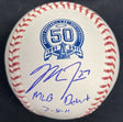 Mike Trout Signed MLB Debut Angels 50th Logo Baseball Rookie Sig MLB Holo 