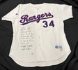 Nolan Ryan Signed Strikeout Stat Authentic Russell Rangers Jersey MLB Holo