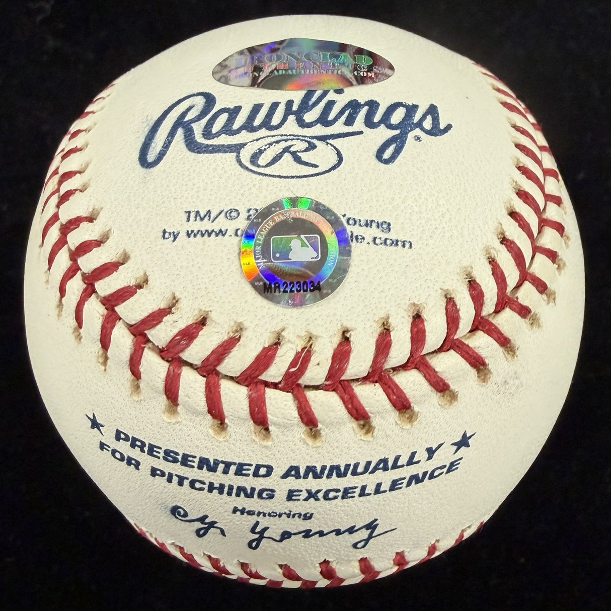Vern Law 1960 CY Signed Cy Young Logo Baseball MLB Holo 