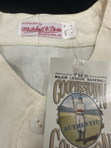 Bob Feller HOF 62 Signed Authentic Indians Mitchell Ness Jersey PSA LOA