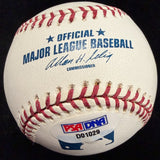 Ernie Banks 1958 & 59 MVP Signed Baseball PSA/DNA