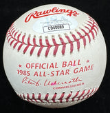Jim Rice 8x All Star Signed 1985 ASG Logo Baseball JSA