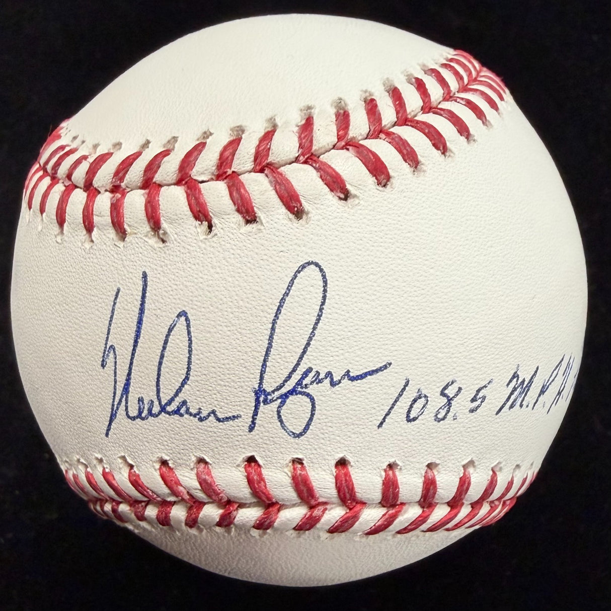 Nolan Ryan 108.5 MPH Fast Ball PSA