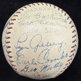 Babe Ruth Lou Gehrig Walter Johnsn Jimmie Foxx + Signed OAL Reach Baseball JSA