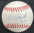 Lou Brock #20 Signed Baseball JSA Witness
