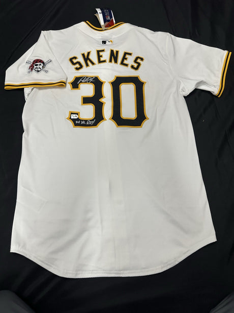 Paul Skenes 24 NL ROY Signed Authentic Pirates Nike Jersey MLB Holo