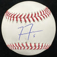 Freddie Freeman Signed Baseball MLB Holo Fanatics Holo