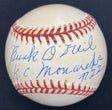 Buck O’Neil KC Monarchs #22 Signed Baseball JSA