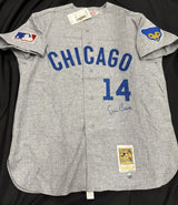 Ernie Banks Signed Authentic Cubs M&N Jersey PSA/DNA LOA
