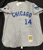 Ernie Banks Signed Authentic Cubs M&N Jersey PSA/DNA LOA